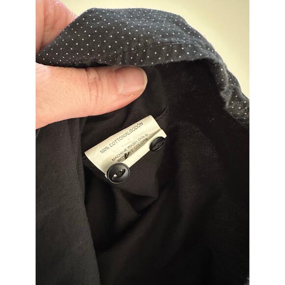 Set/2 Beverly Hills Polo Club L button shirts collared plaid black longsleeve - Picture 10 of 11